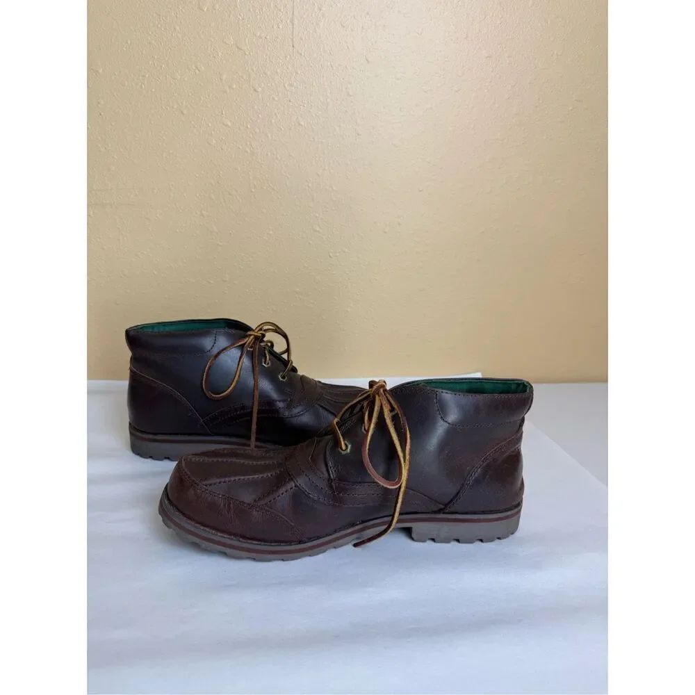 Polo Ralph Lauren Wallsend Lace Up Brown Chukka Boots - Men’s size 10D